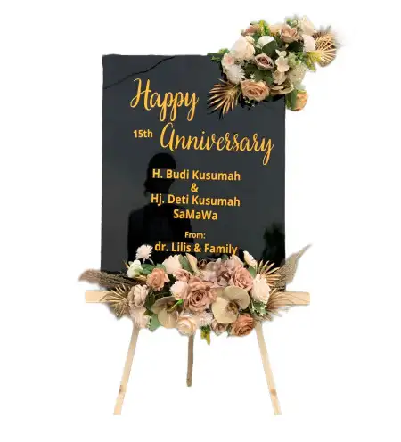 Papan Bunga Akrilik Napar